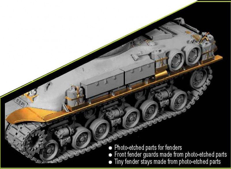 Dragon 3539 M51 Super Sherman Israel Defense Force - Premium Edition 1/35 – imagen 5