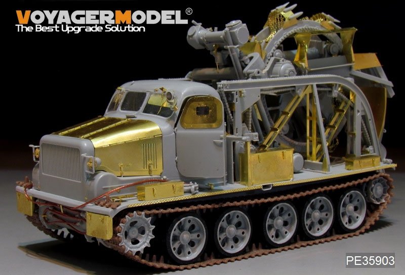 Voyager Model PE35903 Russian BTM-3 High-Speed ​​Trench Digging Vehicle for TRUMPETER 1/35 – obrázek 4