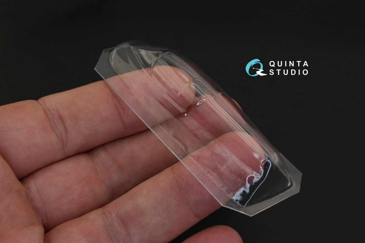 Quinta Studio QC48014 MiG-25 correction vacuformed clear canopy (for ICM kit) 1/48 – Bild 2