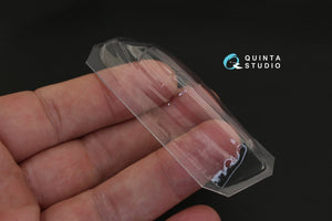 Quinta Studio QC48014 MiG-25 correction vacuformed clear canopy (for ICM kit) 1/48 – Bild 2