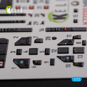 KELIK K72120 Mirage 2000D interior 3D decals forModelSvit kit 1/72 – image 4