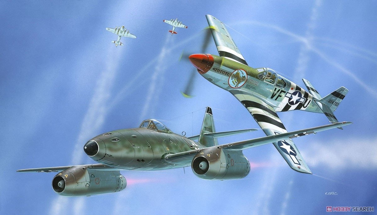 Revell 03711 Combat Set Me262 &amp;amp; P-51B 1/72 – imagen 6