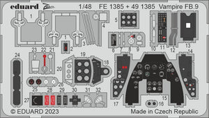 Eduard 491385 Vampire FB.9 Airfix 1/48 – obrázek 2