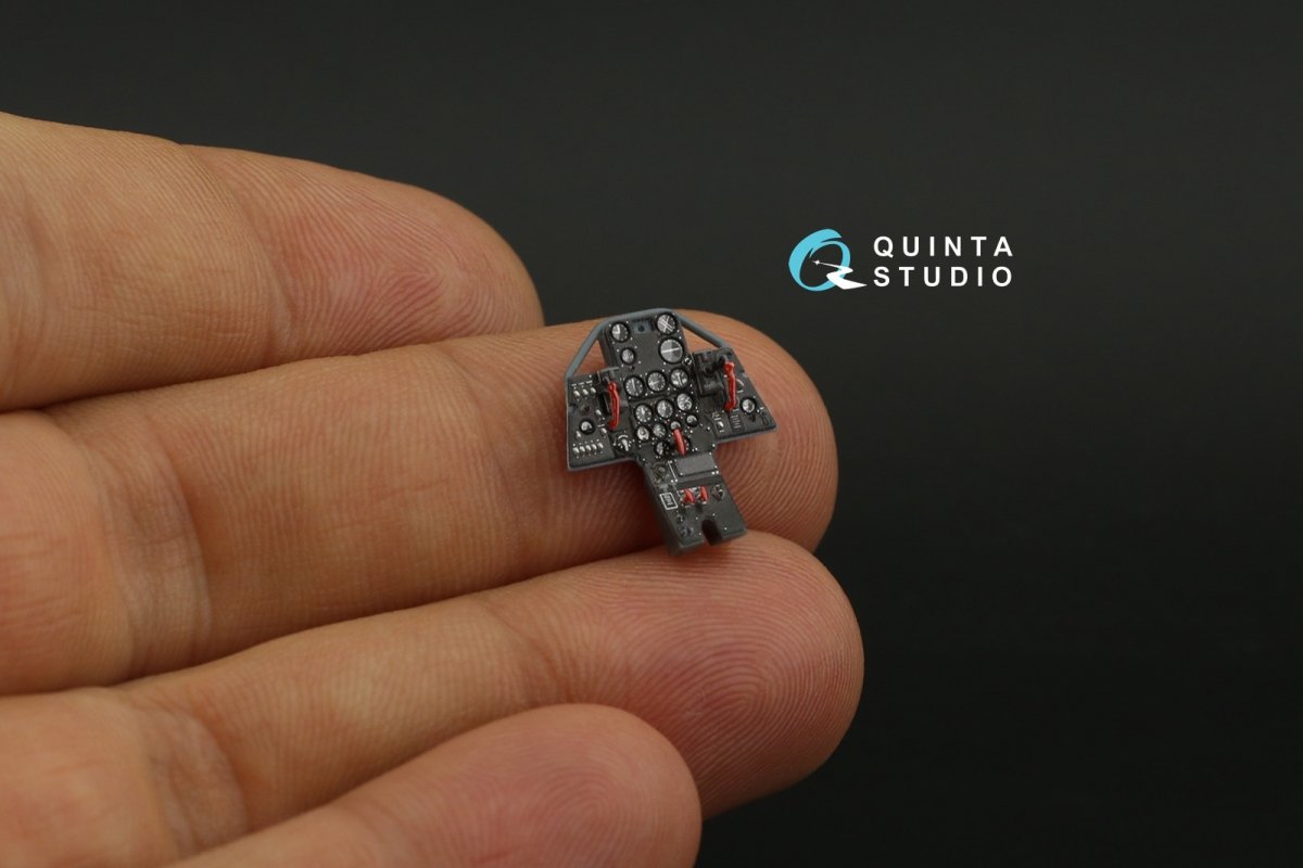 Quinta Studio QD48247 P-39 3D-Printed &amp;amp; colored Interior on decal paper (Eduard) 1/48 – image 3
