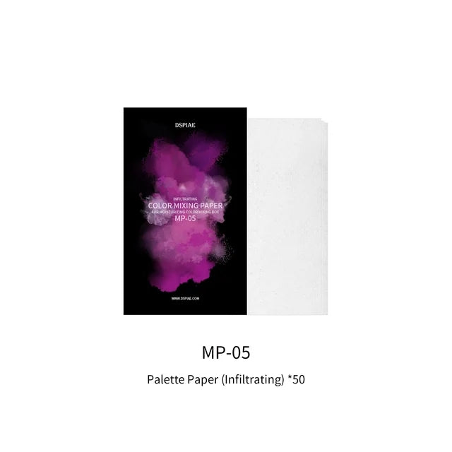 DSPIAE MP-05 Palette Color Mixing Paper (Infiltrating) (50pcs)