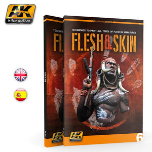 AK Interactive AK241 FLESH &amp;amp; SKIN: Techniques to paint all types of flesh in miniatures