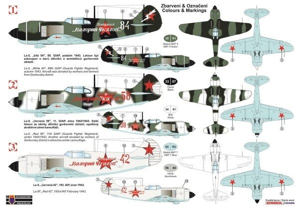 Kovozavody Prostejov KPM0172 La-5 “Valerij Čkalov” 1/72 – zdjęcie 2