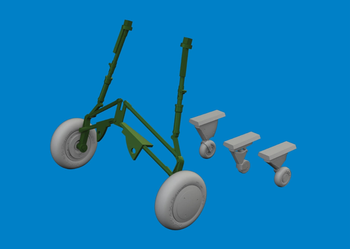 Eduard 6481089 F4F-4 wheels early ACADEMY 1/48