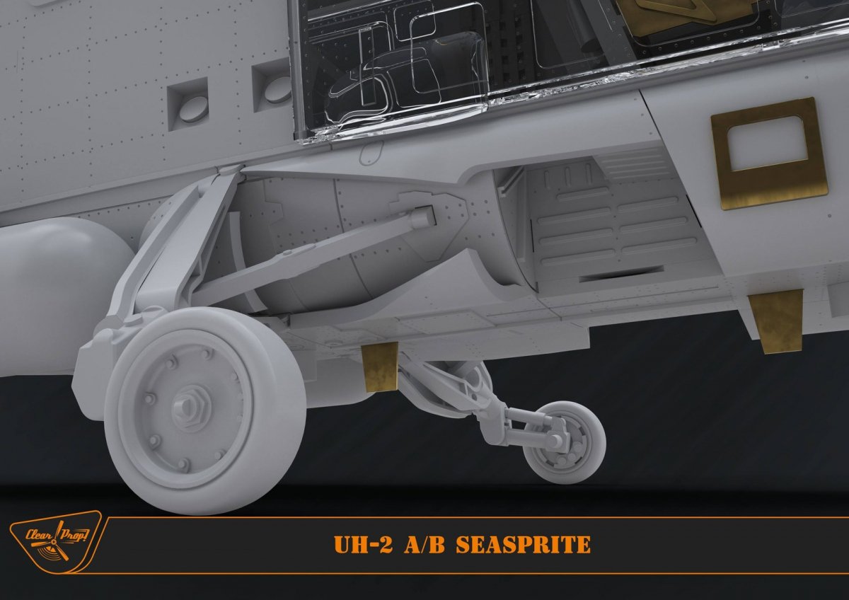 Clear Prop! CP72002 UH-2 A/B Seasprite ADVANCED KIT 1/72 – Bild 11