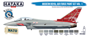 Hataka HTK-BS52 BLUE LINE – Modern Royal Air Force paint set vol. 1 8x17ml – image 2
