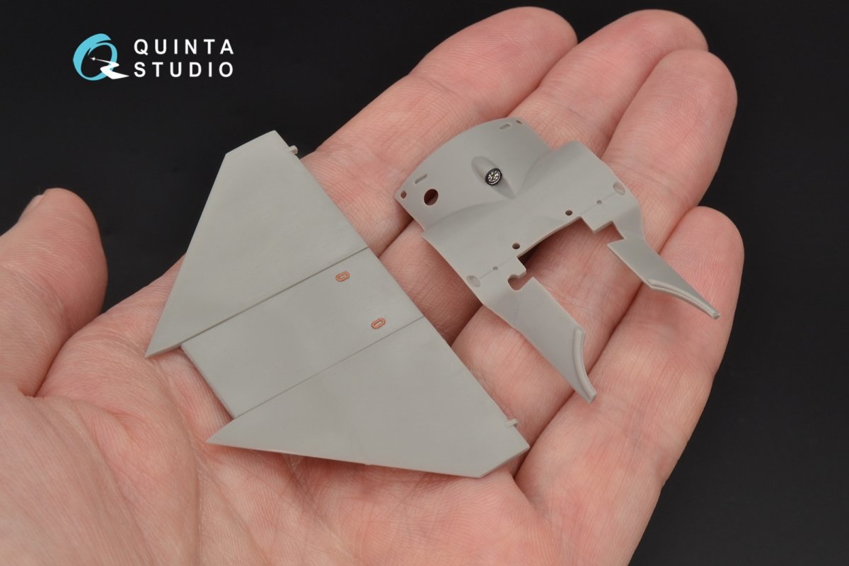 Quinta Studio QD32060 Fokker Dr.1 3D-Printed &amp;amp; colored Interior on decal paper (for Roden kit) 1/32 – image 9