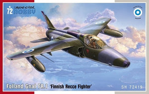 Special Hobby 72419 Folland Gnat FR.1 &amp;#39;Finnish Recce Fighter&amp;#39; 1/72