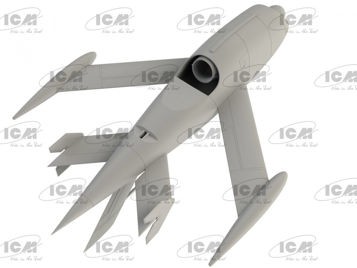 ICM 48400 Q-2A (AQM-34B) Firebee with trailer 1/48 – obrázek 7