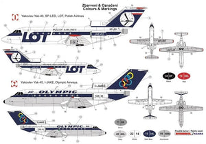 AZ Model AZ14422 Jak-40 LOT/Olympic 1/144 – Bild 2