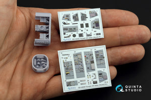 Quinta Studio QDS+48262 Tornado IDS Italian 3D-Printed colored Interior on decal paper (Revell) (small version) (with 3D-printed resin parts) 1/48 – image 3