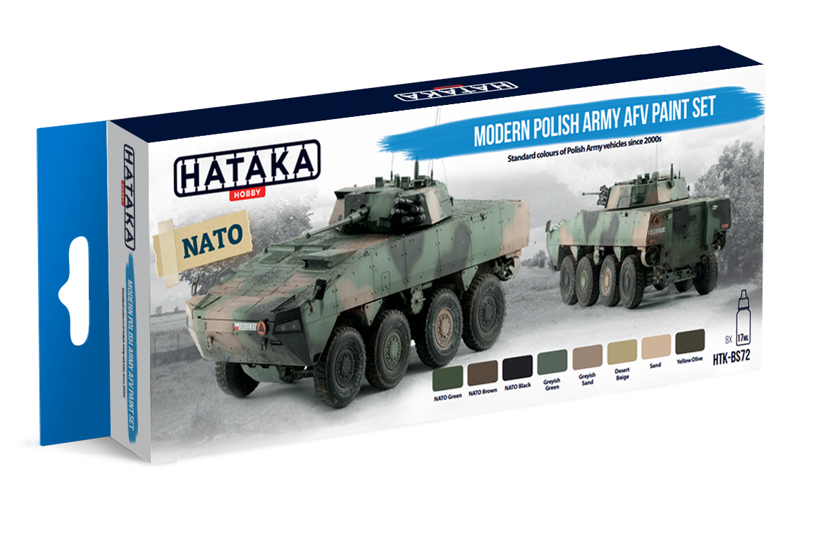 Hataka HTK-BS72 Modern Polish Army AFV paint set (6x17ml) – Bild 3