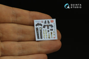 Quinta Studio QD72044 Fw 190A-5 3D-Printed &amp;amp; colored Interior on decal paper (Eduard) 1/72 – image 10