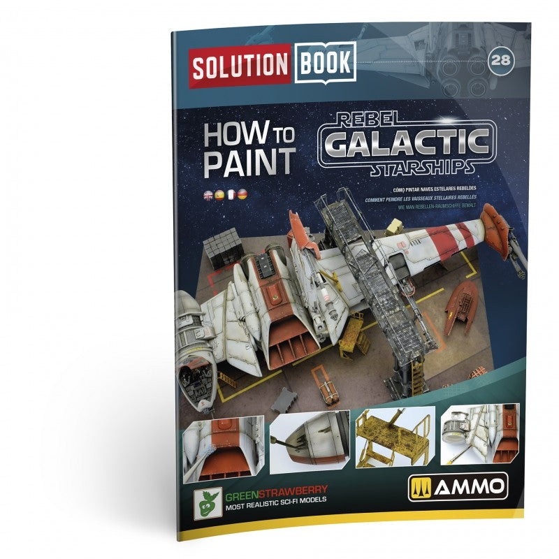 Solutions pour Ammo of Mig 6533, livre 28 : Comment peindre les vaisseaux rebelles de la galaxie (livre multilingue)