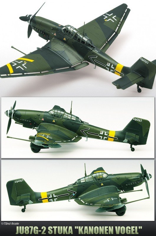 Academy 12404 JU87G-2 STUKA (KANONEN VOGEL) 1/72 – image 3