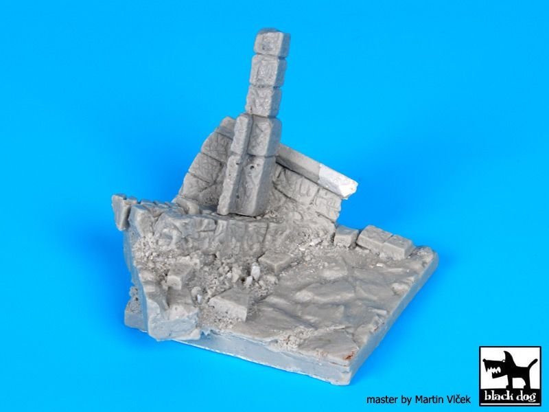Black Dog D35055 Ruined wall N°2 base 1/35 – immagine 6