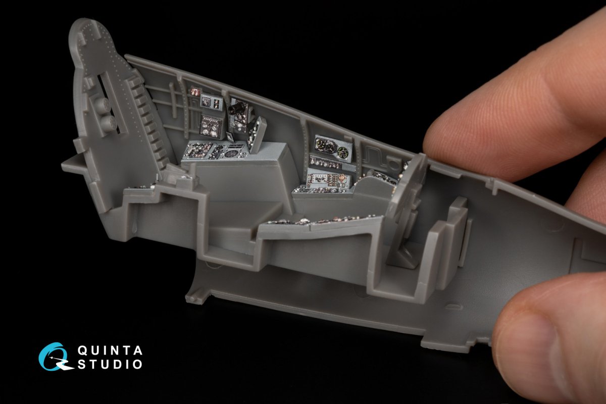 Quinta Studio QD48348 Buccaneer S.2C/D 3D-Printed &amp;amp; colored Interior on decal paper (Airfix) 1/48 – immagine 11