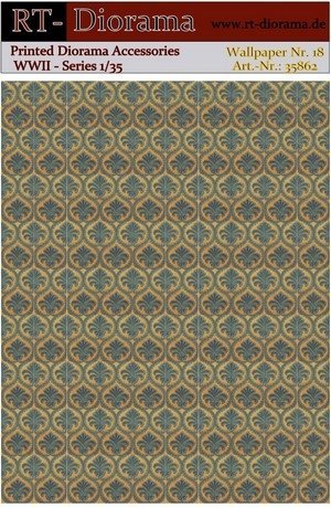 RT-Diorama 35862 Printed Accessories: Wallpaper No.18 1/35