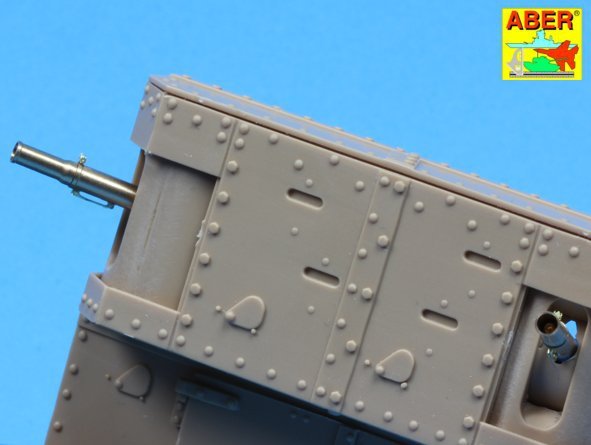 Aber 35L-156 Barrels for British WWI Tank Mark IV – Female 1/35 – Bild 5