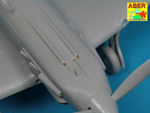 Aber A48114 Armament for Soviet fighter MIG-3 2x7.62ShKAS; 1x12.7mm UBS; pitot tube (1/48) – image 8