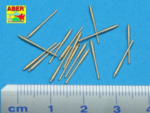Aber 350L-14 Set of 16 pcs 105 mm SFLAK barrels SKC/33nt used in C/37 mount for German war ships 1/350 – Bild 3