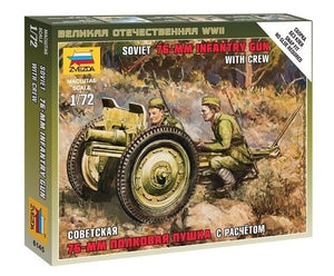 Zvezda 6145 Soviet 76 mm Gun 1/72
