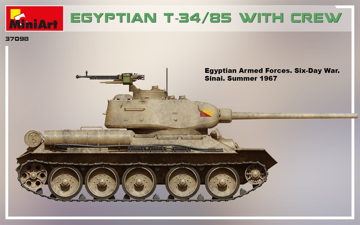 MiniArt 37098 Egyptian T-34/85 1/35 – immagine 4