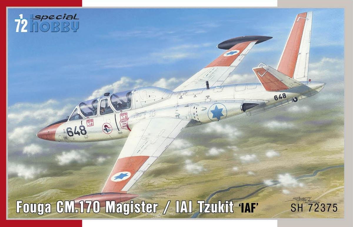 Special Hobby 72375 Fouga CM.170 Magister/ IAI Tzukit &amp;#39;IAF&amp;#39; 1/72