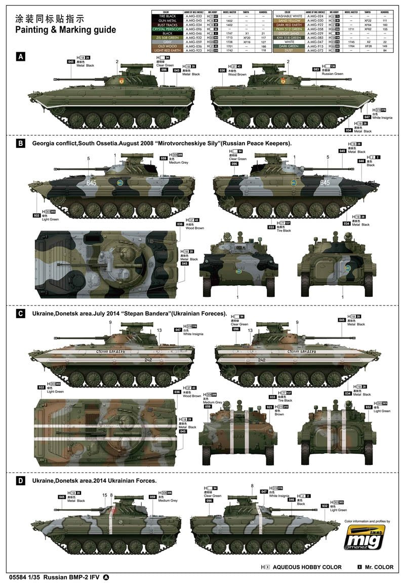 Trumpeter 05584 Russian BMP-2 IFV 1/35 – image 3
