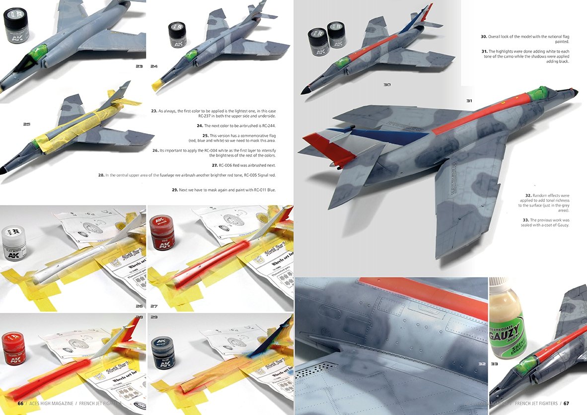 AK Interactive AK2931 ACES HIGH MAGAZINE ISSUE 15 FRENCH JET FIGHTERS – zdjęcie 5