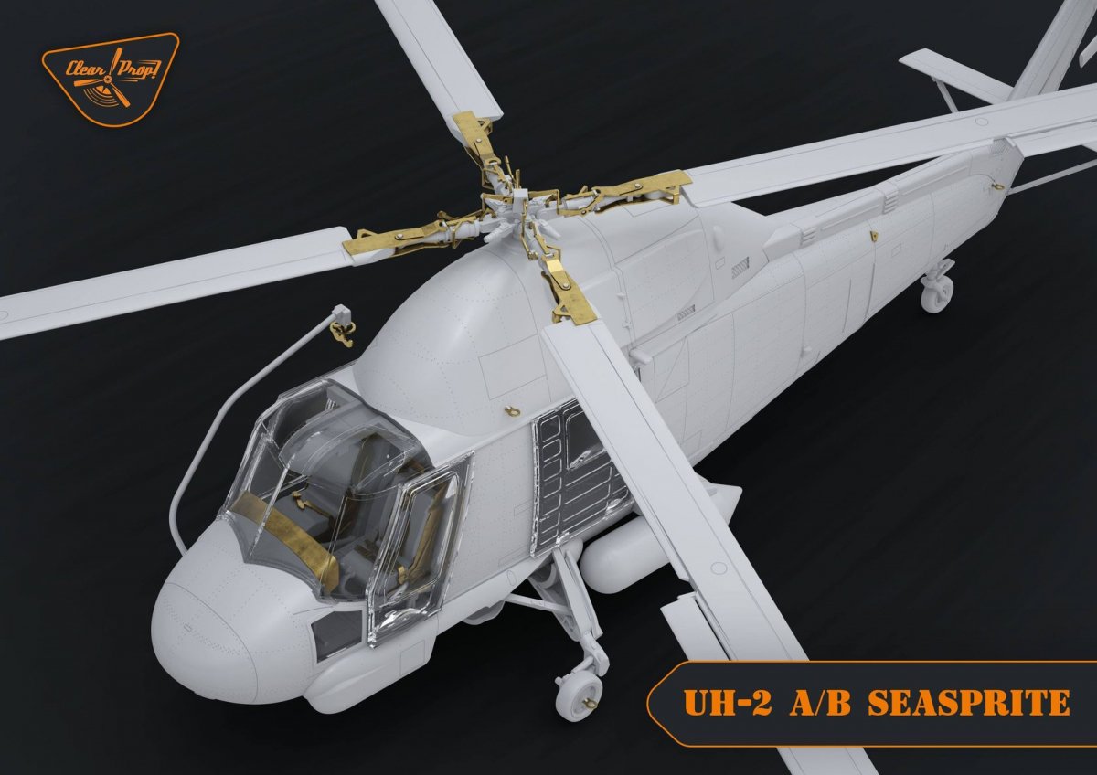 Clear Prop! CP72002 UH-2 A/B Seasprite ADVANCED KIT 1/72 – Bild 16