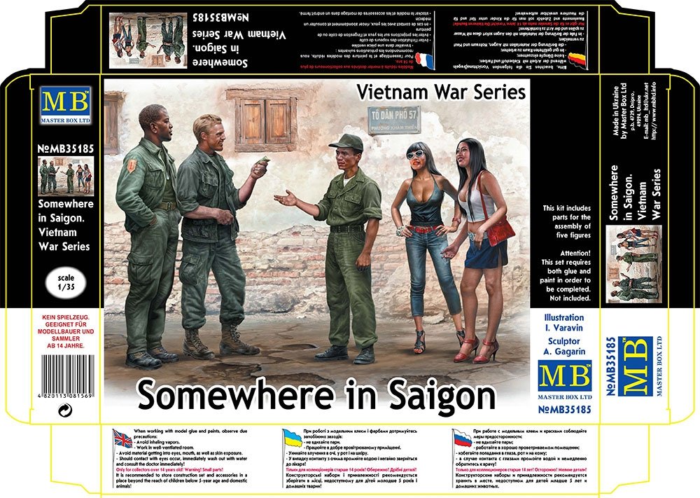 Master Box 35185 Somewhere in Saigon (Vietnam War) 1/35
