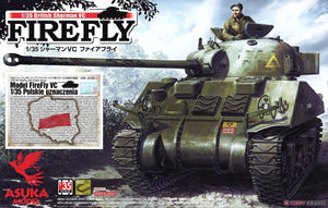 Asuka 35-009SA Sherman FireFly VC w/Polish Markings 1/35