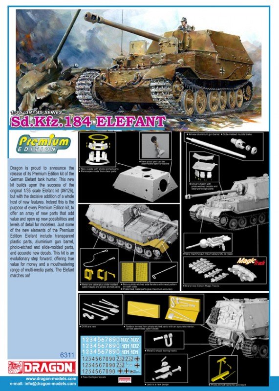 Dragon 6311 Sd.Kfz. 184 Elefant 1/35 – Bild 2