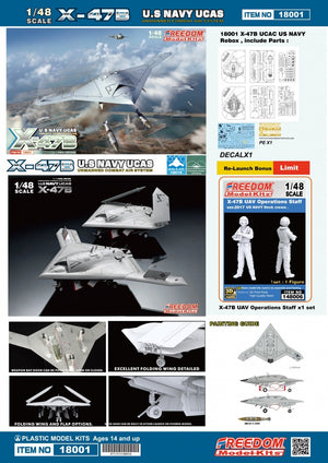 Freedom 18001 US Navy UCAS X-47B 1/48 – image 3