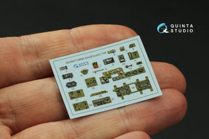 Quinta Studio QD48477 A6M3 Zero 3D-Printed colored Interior on decal paper (Eduard) 1/48 – obrázek 4