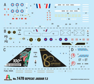 Italeri 1470 Jaguar T.2 RAF Trainer 1/72 – obrázek 3