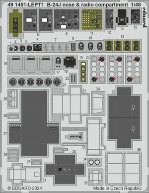 Eduard BIG49423 B-24J PART AND HOBBY BOSS 1/48 – Bild 3
