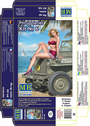 Master Box 24006 Pin-up series Kit No. 6 Samantha 1/24 – image 3
