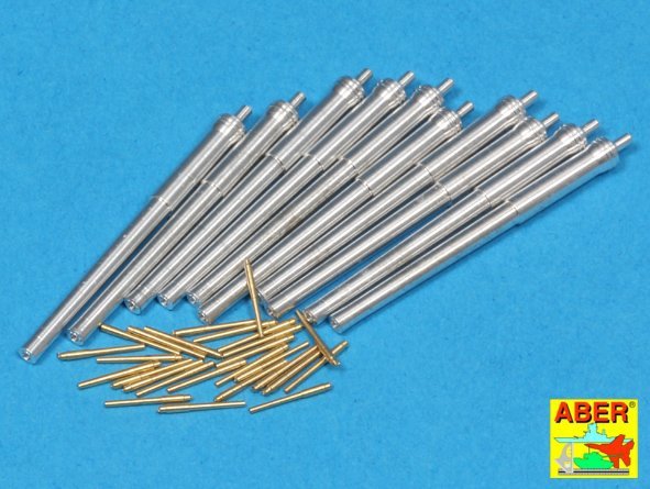 Ensemble de canons Aber 350L-65 pour cuirassé HMS Dreadnought : 12&amp;#39;&amp;#39; Mk.X BLx 10 pièces, 12 cwt QF Mk I x 26 pièces (1/350)