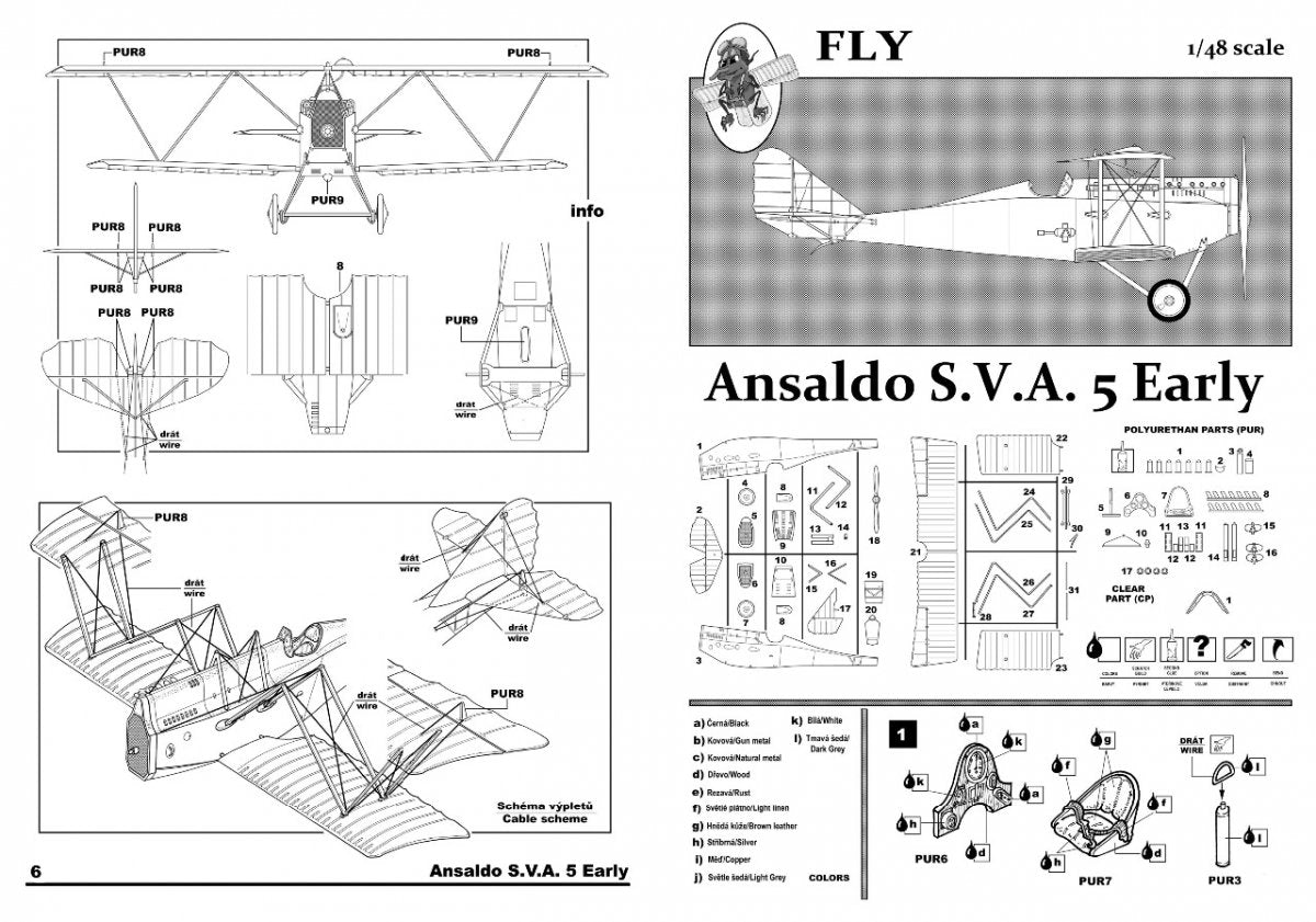 Fly 48018 Ansaldo SVA5 International 1/48 – Bild 6