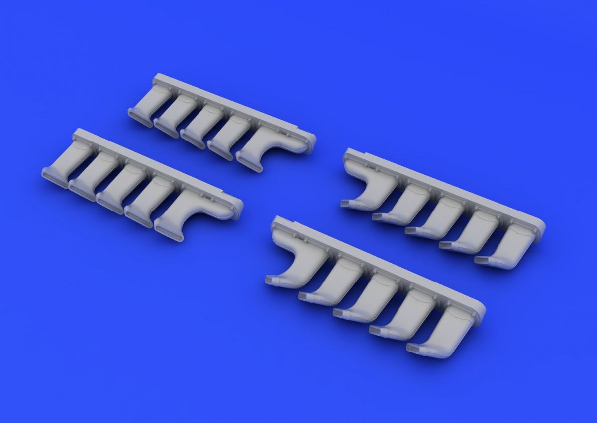 Eduard 632066 Mosquito Mk. VI exhaust stacks 1/32 TAMIYA – obrázek 2