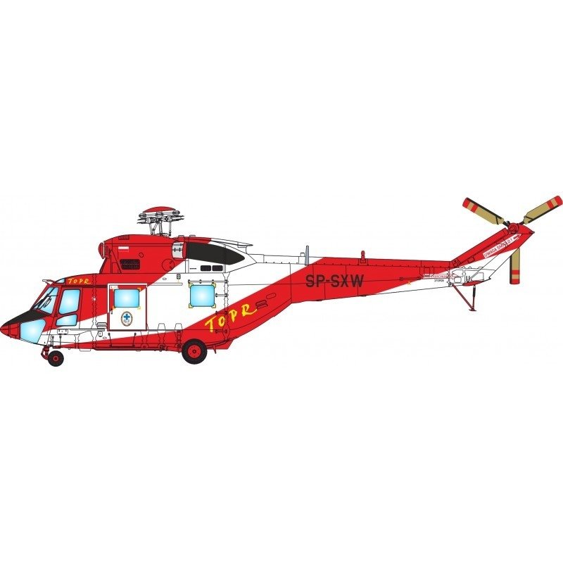 Answer AA72002 PZL W-3A Sokół TOPR Rescue Helicopter 1/72 – immagine 2