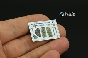 Quinta Studio QD72123 Hurricane Mk.I family 3D-Printed colored Interior on decal paper (Airfix) 1/72 – Bild 4