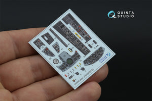 Quinta Studio QD32246 F-104A 3D-Printed &amp;amp; colored Interior on decal paper (Italeri) 1/32 – image 4