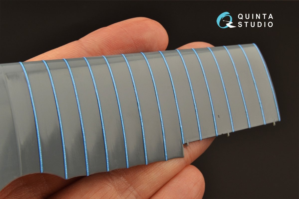 Quinta Studio QP48004 Blue rib tapes for Fokker Dr.(F)ID.VII 1/48 – immagine 5